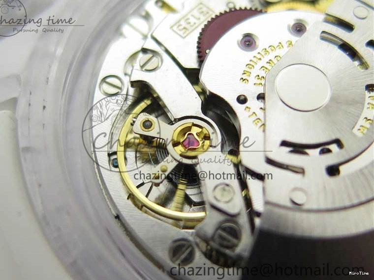 MiroTime 0129 Durable Submariner Phantomlab Transparent KZF Best Edition Blue Moon Dial on White Rubber Strap VR 2564